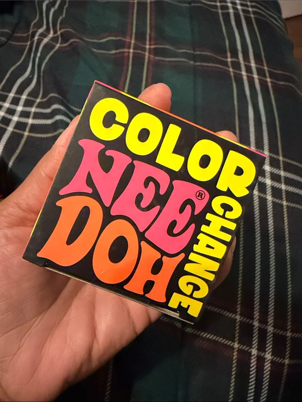 Authentic NEE DOH Color Change Toy - Bright Yellow & Orange